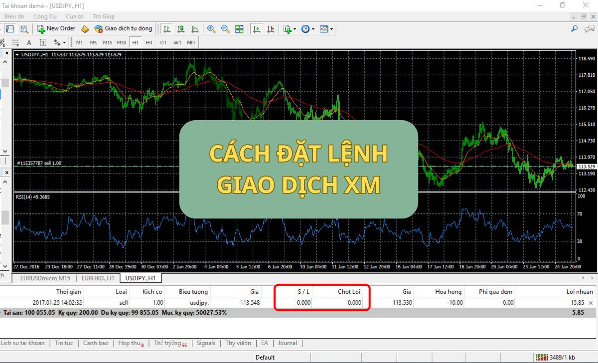 Cách đặt lệnh giao dịch XM đơn giản, nhanh chóng